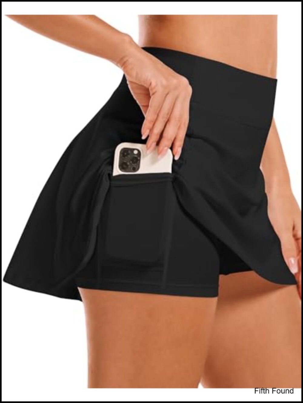 Women's High Waisted Tennis Golf Skort with Pockets Built-in Shorts